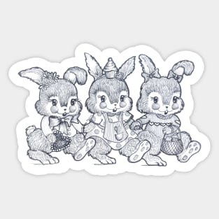 Love Buns on Parade Sticker